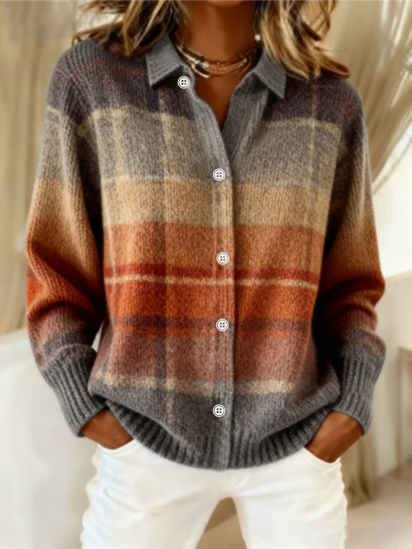 Avery | Elegant soft warm blouse