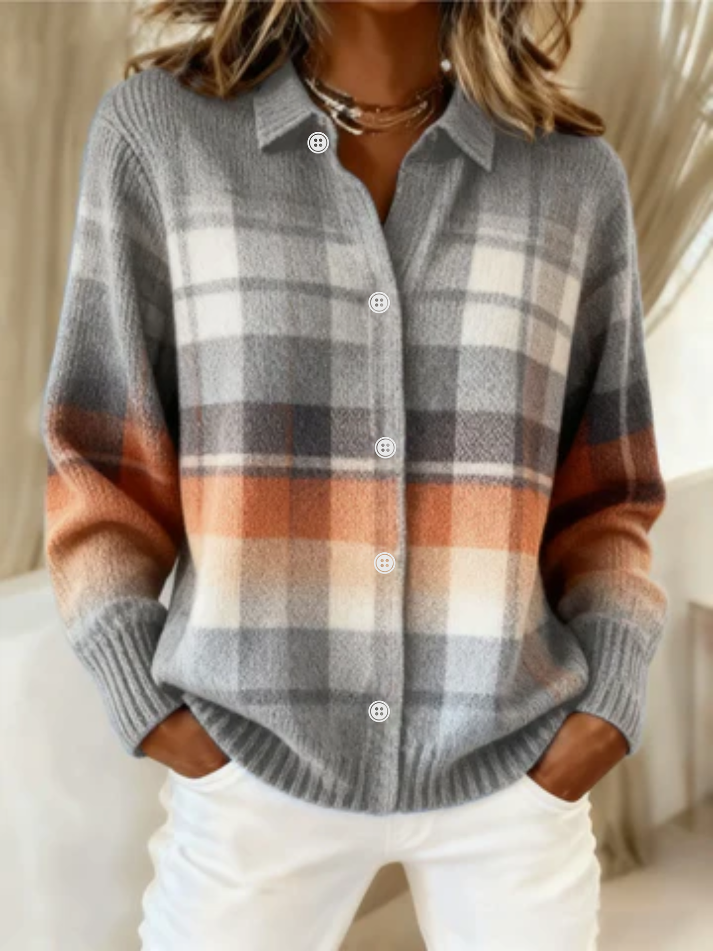 Helen | Elegant soft warm blouse