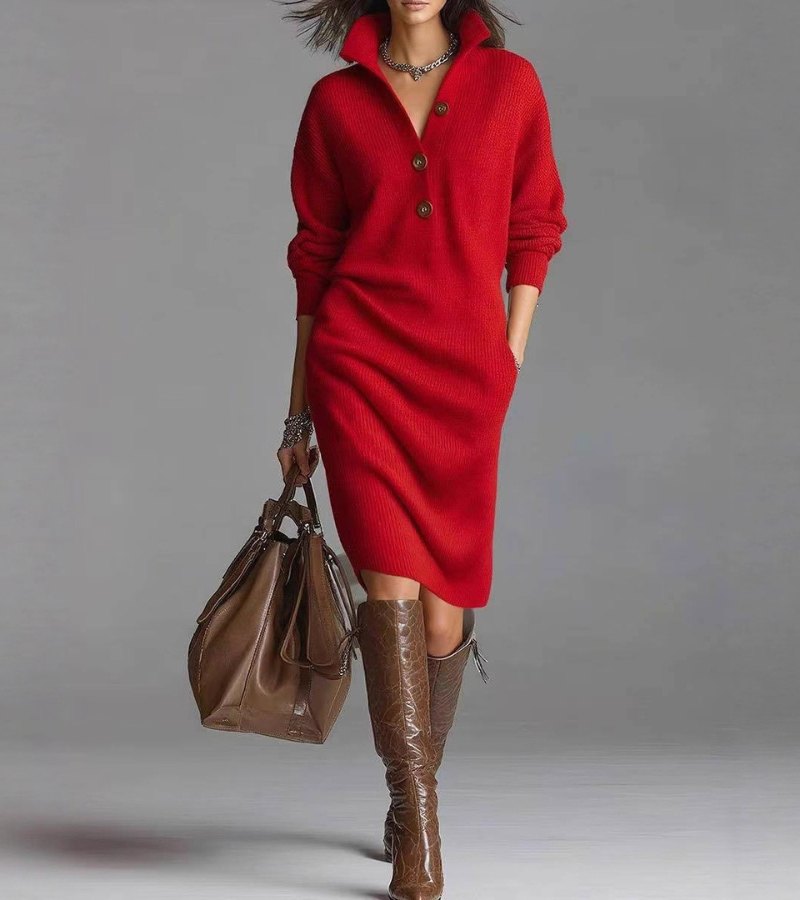 Zoe | Warm Knit Dress