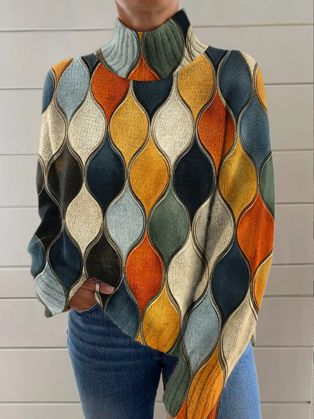 Lucy | Abstract Pattern Wavy Lines and