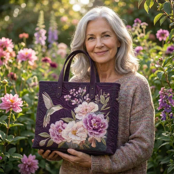 Mala Artesanal · Beija-flores e Orquídeas
