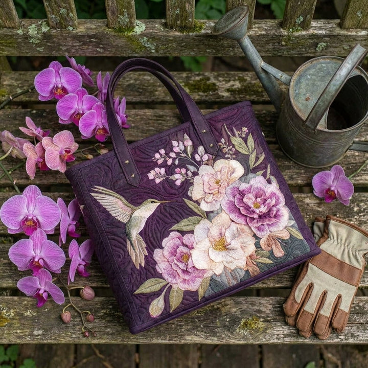 Mala Artesanal · Beija-flores e Orquídeas