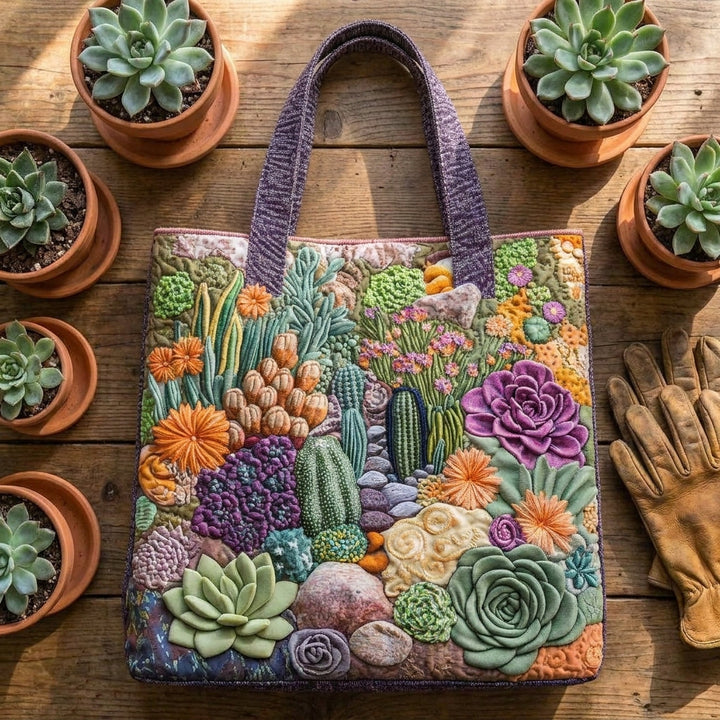 Mala Artesanal · Jardim de Suculentas