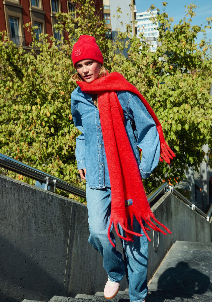 Beanie First Red Kalk