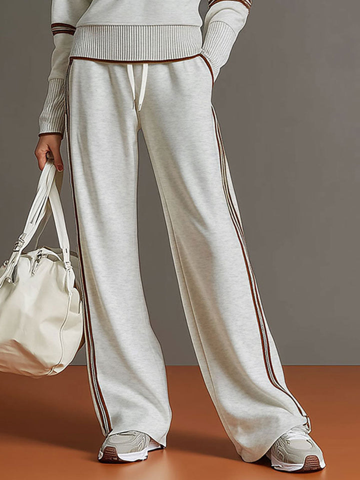 Vera - Conjunto Desportivo Retro com Meio Zíper
