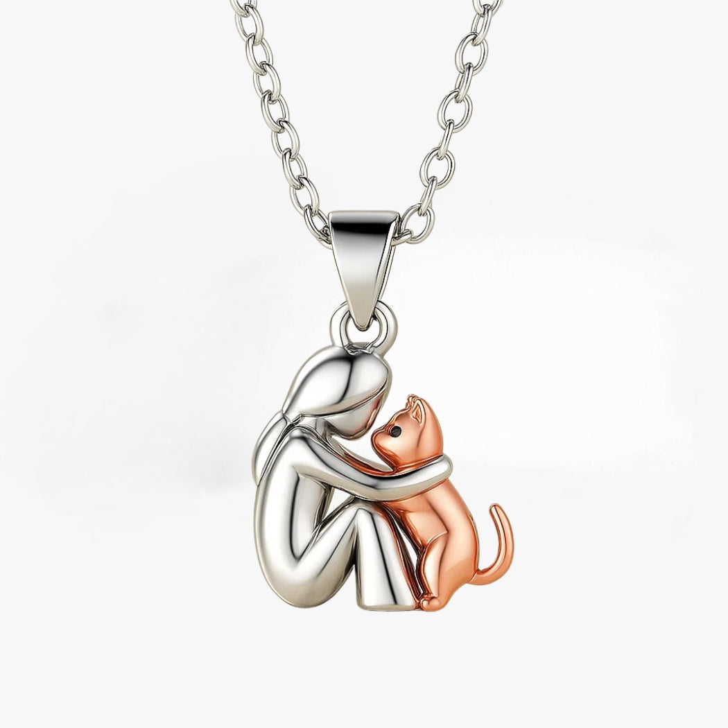 Olivia & Ivy | Cat Embrace Necklace