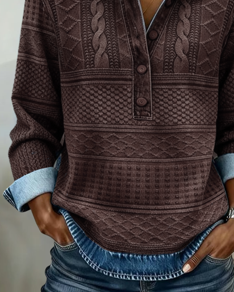 Margaret | Relaxed Half-Breasted Jumper