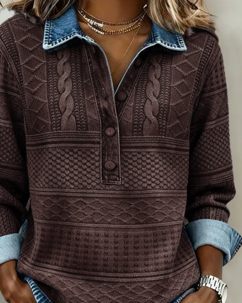 Margaret | Relaxed Half-Breasted Jumper
