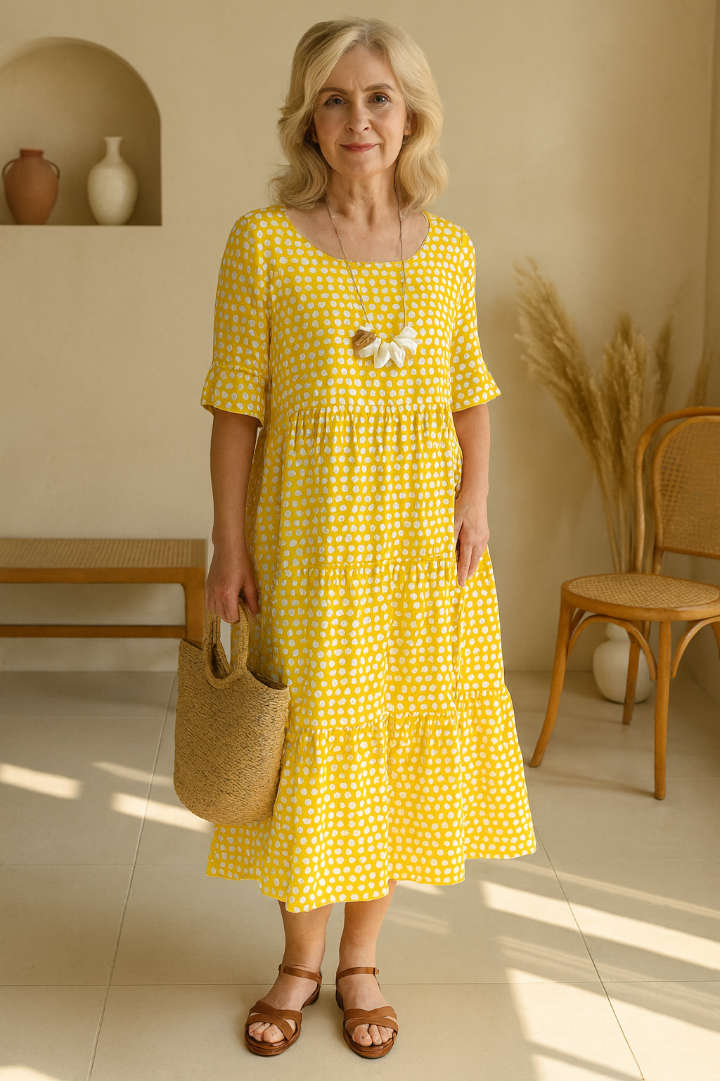 Ella - Vestido de Manga Curta