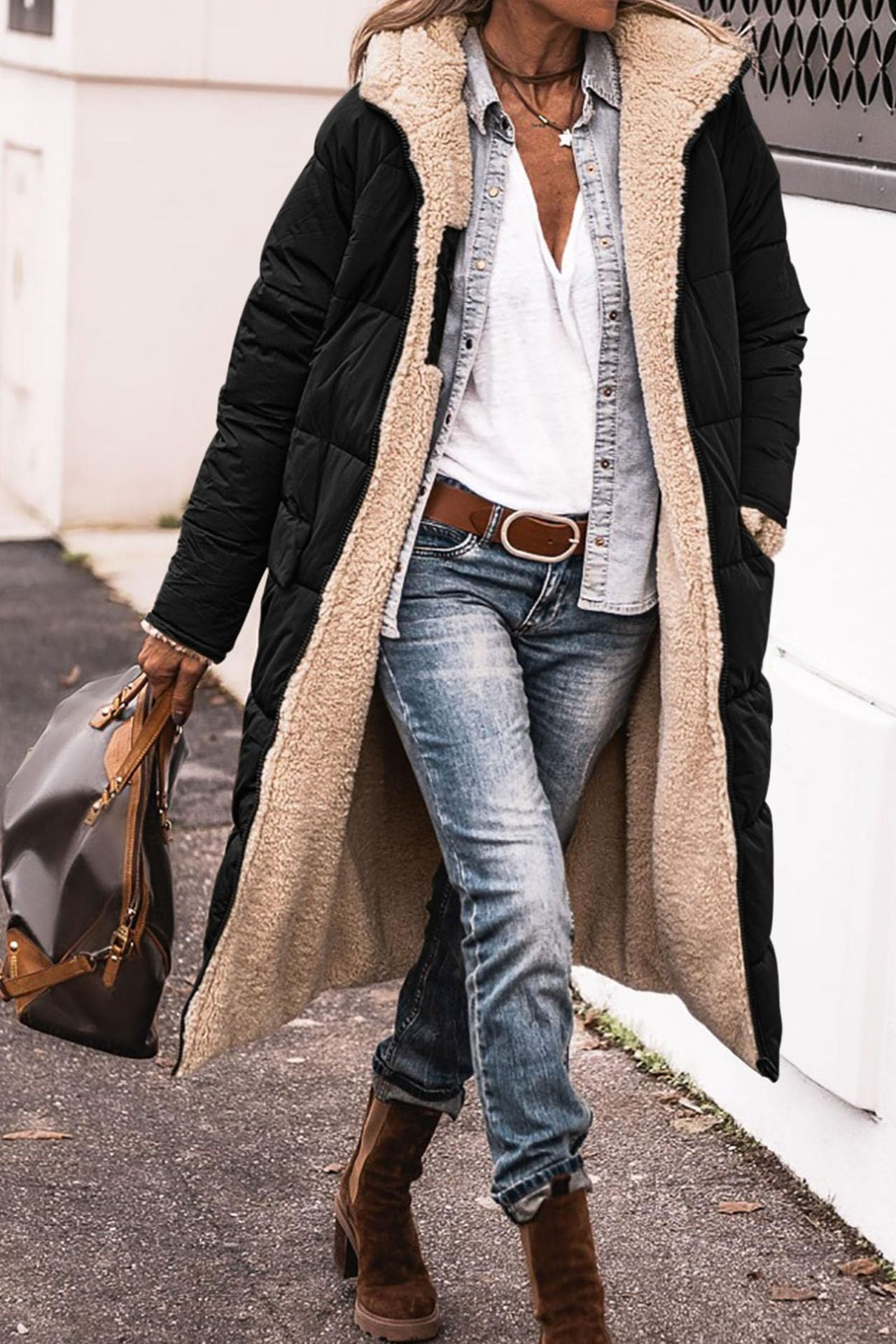 Karen | Elegant Reversible Coat