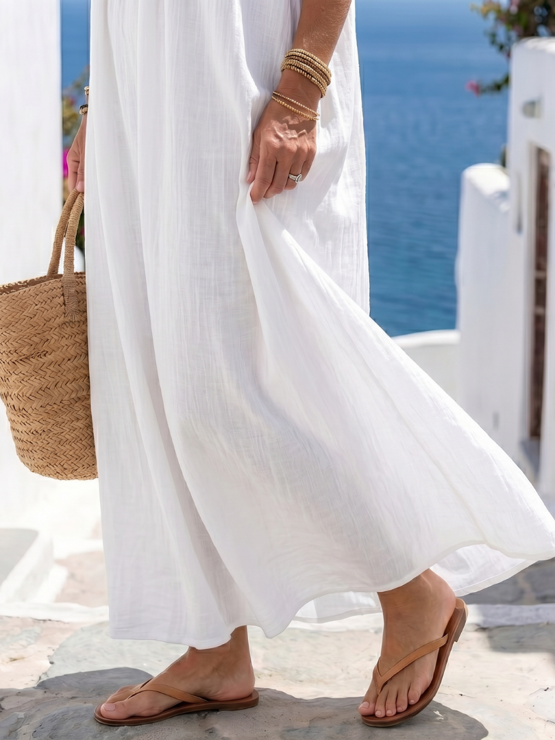 Keira - Vestido Maxi de Alças Finas