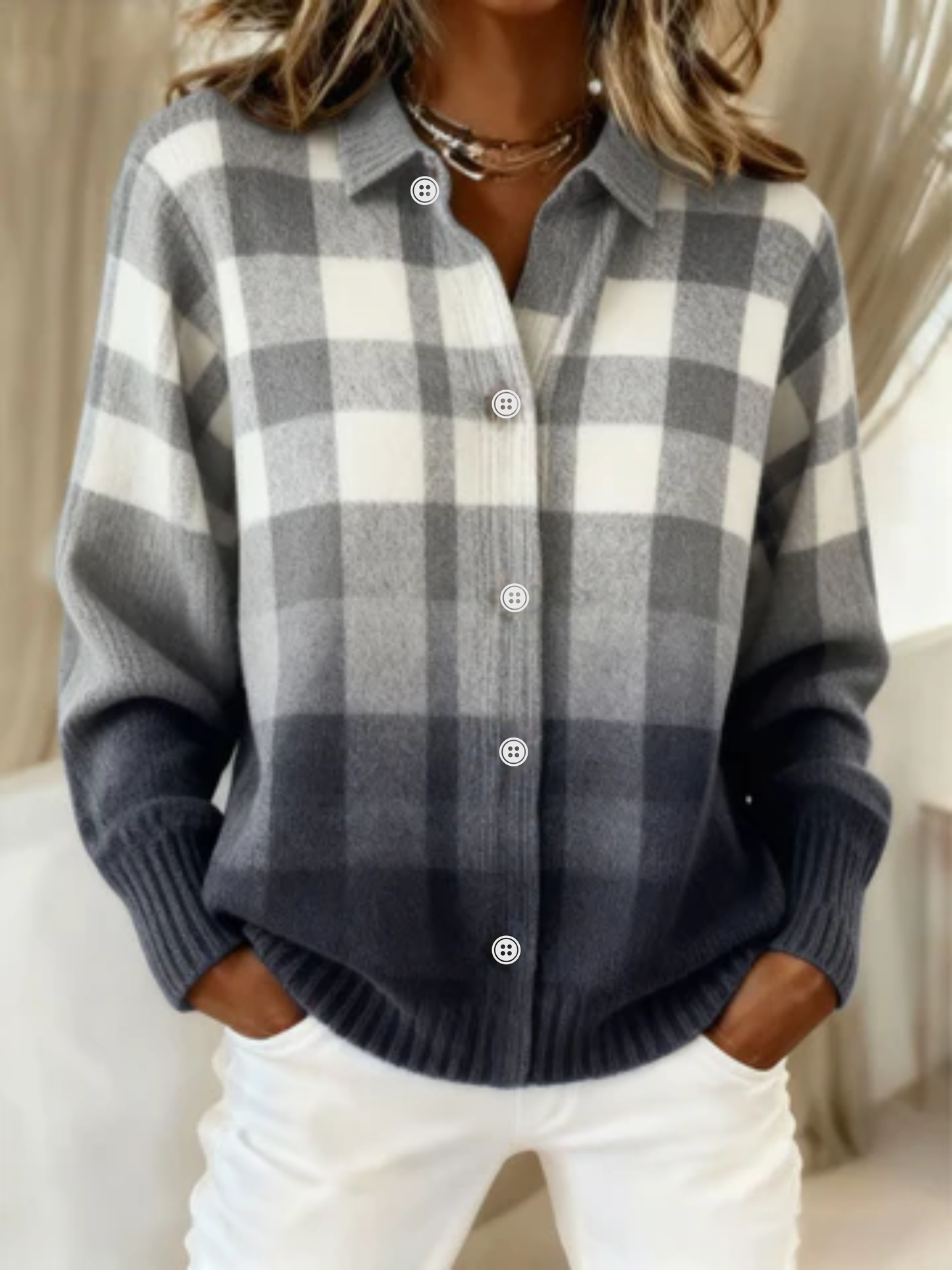 Marie | Elegant soft warm blouse