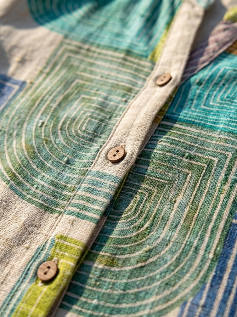 Fenella - Vestido com Estampa Geométrica