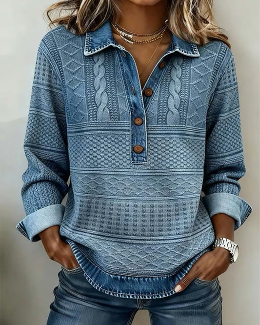Margaret | Relaxed Half-Breasted Jumper