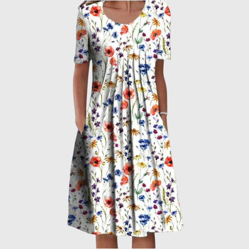 Doreen - Elegant Tummy Covering Dress