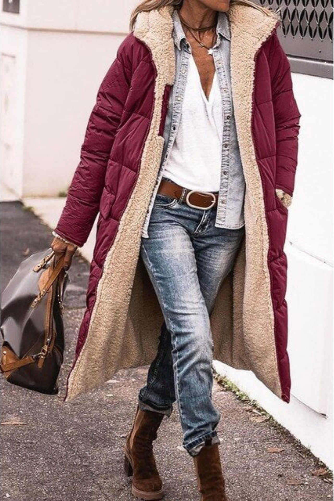 Karen | Elegant Reversible Coat