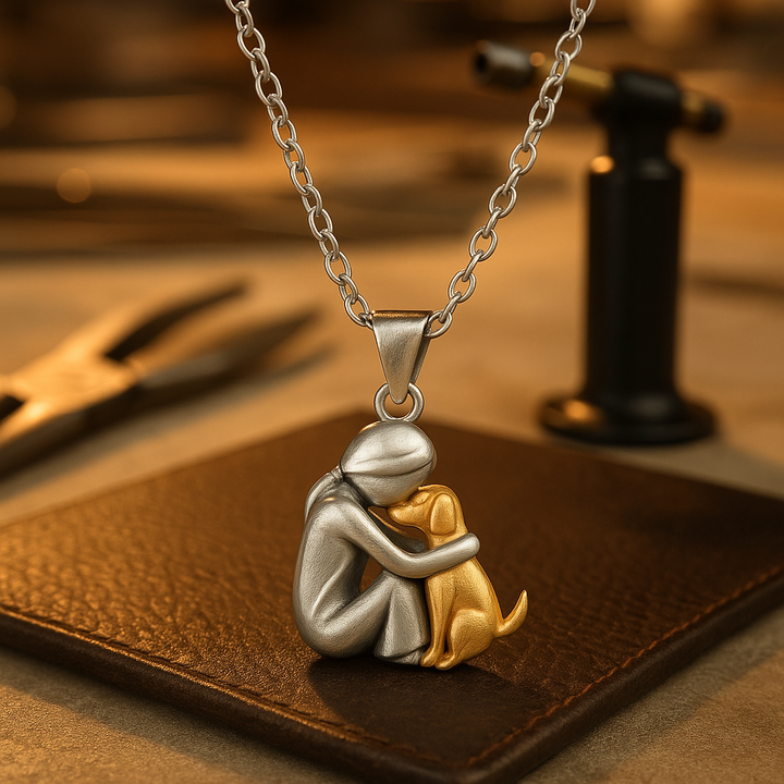 Olivia & Ivy | Dog Embrace Necklace