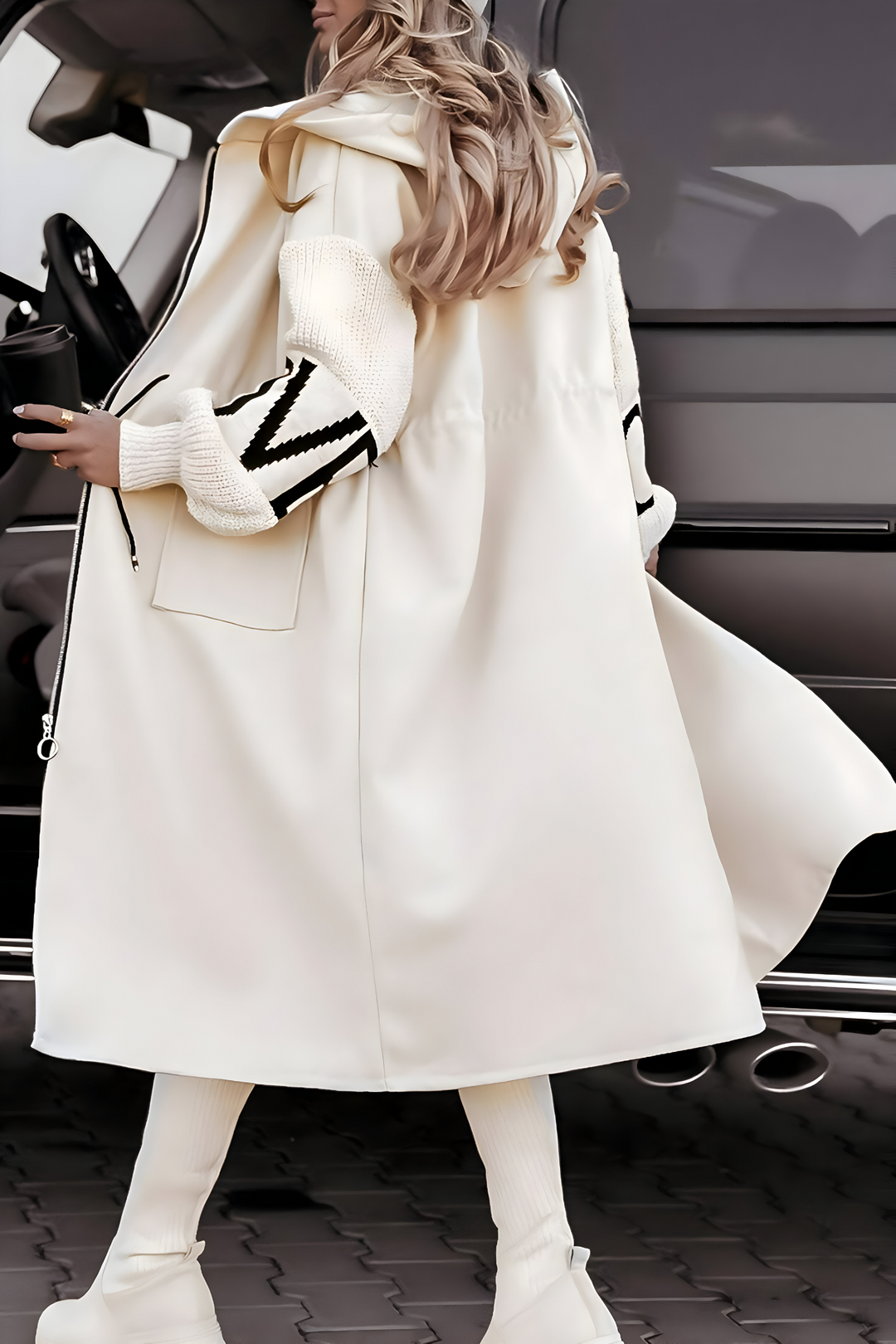 Rosalie | Elegant Hooded Coatigan