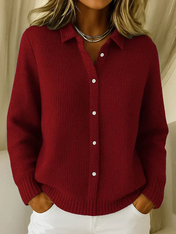 Maureen | Elegant Cozy Knit Blouse