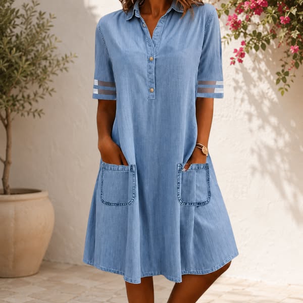 Origem - Vestido em Denim