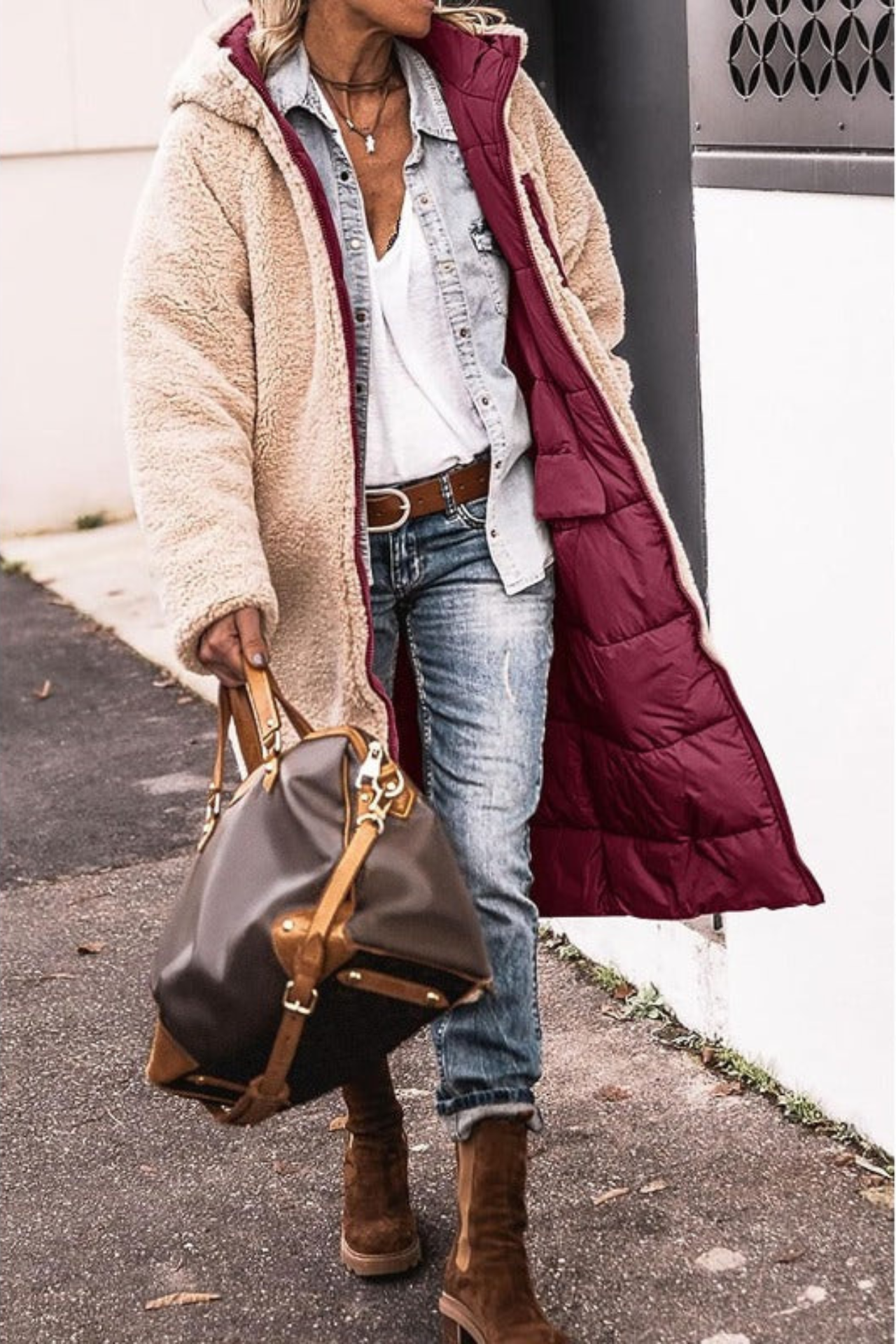 Karen | Elegant Reversible Coat