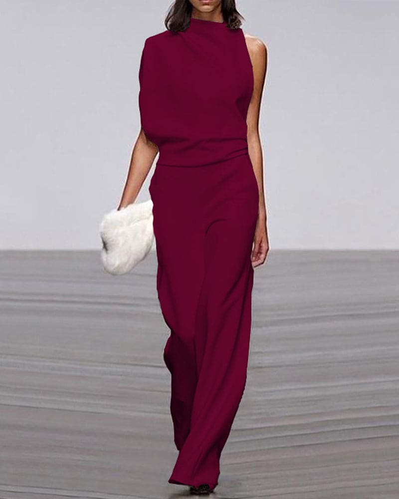 Versula - Premium One-Shoulder Jumpsuit