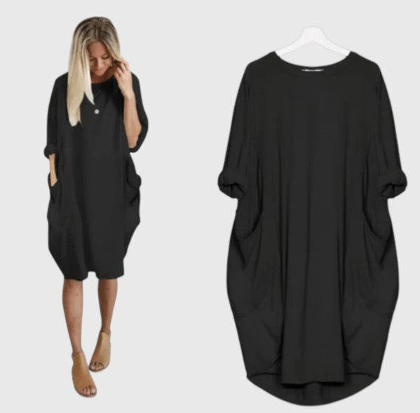 Shayne - Midi Summer Dress with Loose Fit