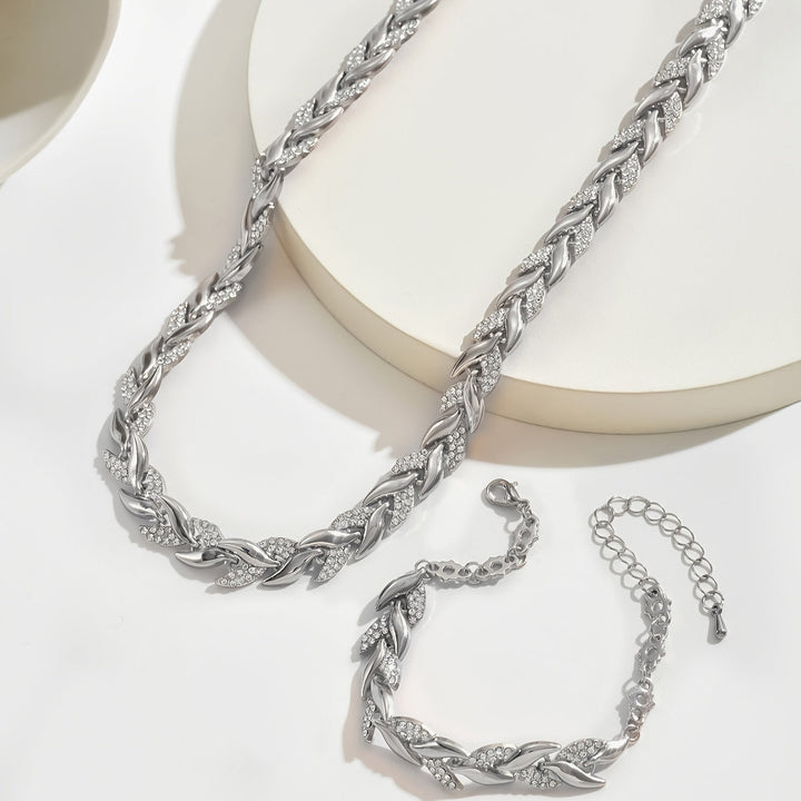 The Celeste Necklace & Bracelet set