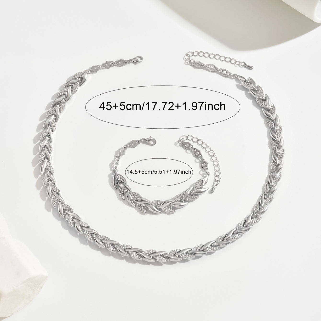 The Celeste Necklace & Bracelet set