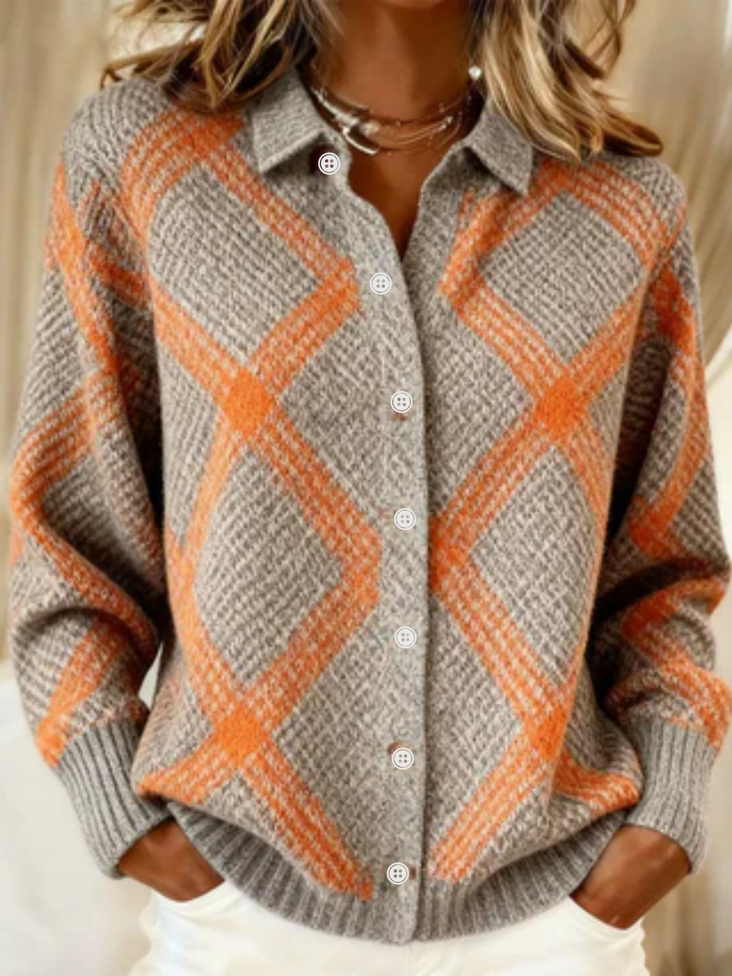 Christina | Elegant soft warm blouse