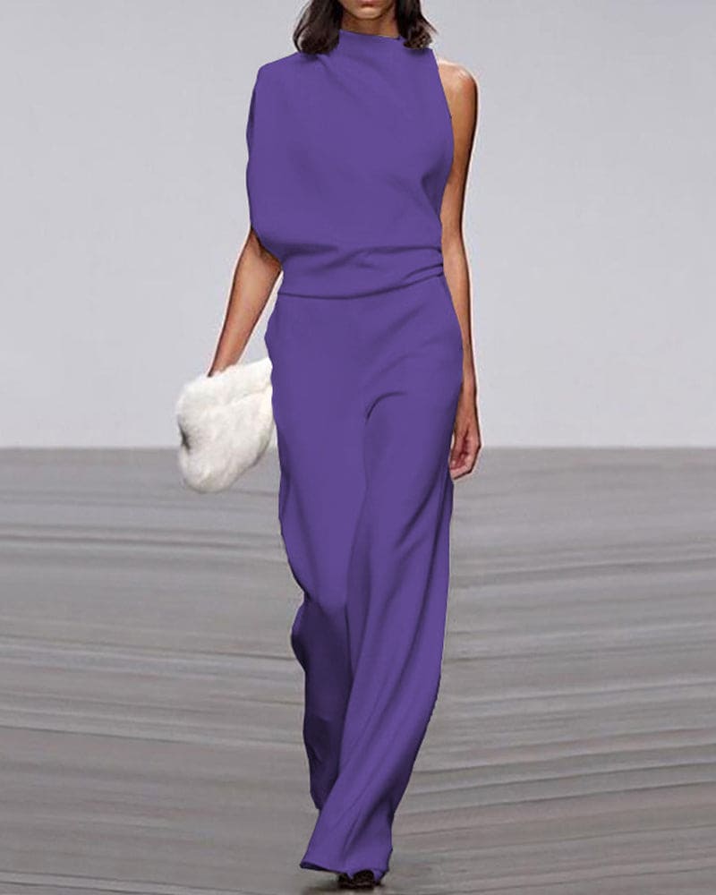 Versula - Premium One-Shoulder Jumpsuit
