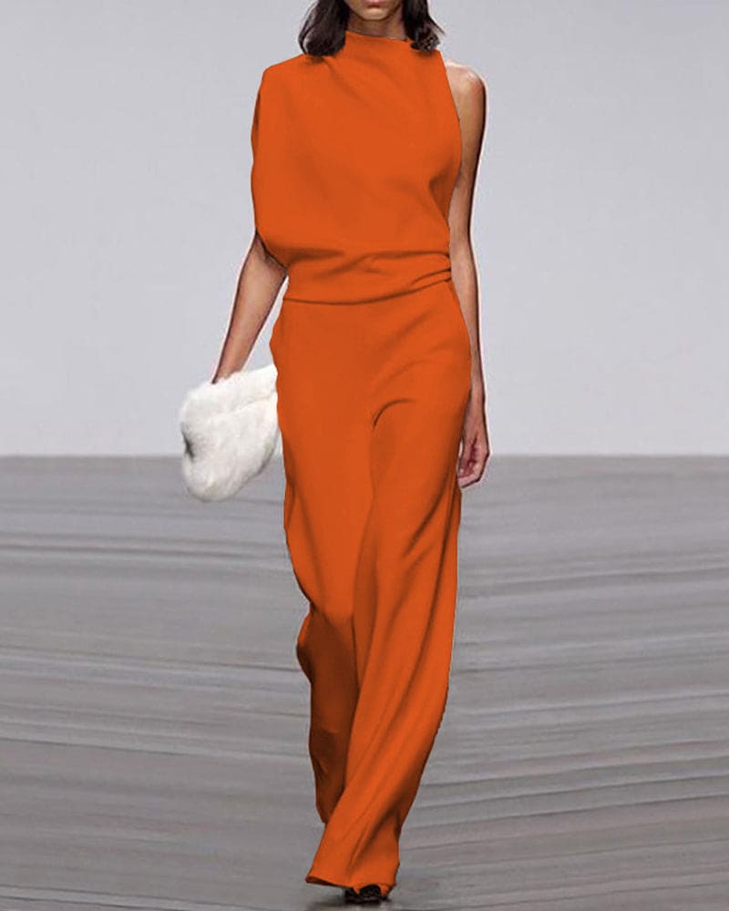 Versula - Premium One-Shoulder Jumpsuit