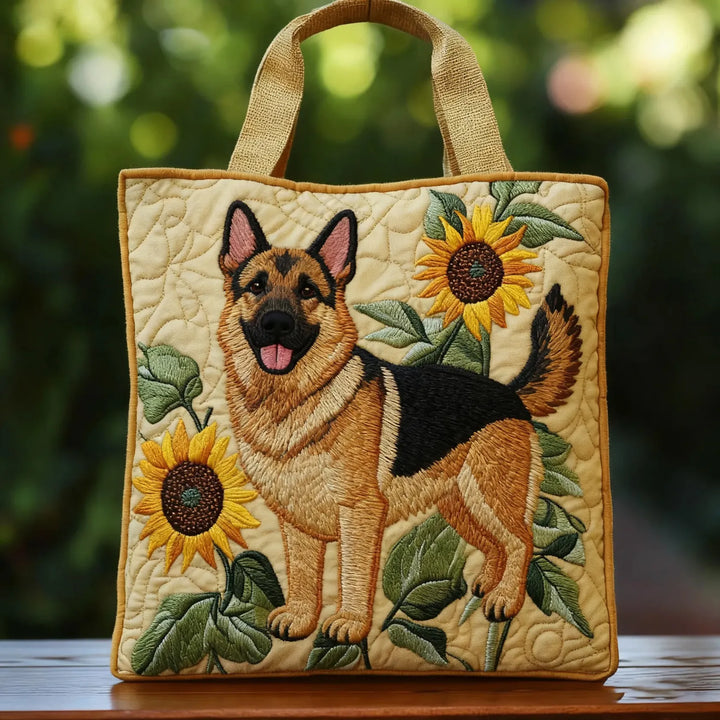 Mala Artesanal · Pastor Alemão em Flor
