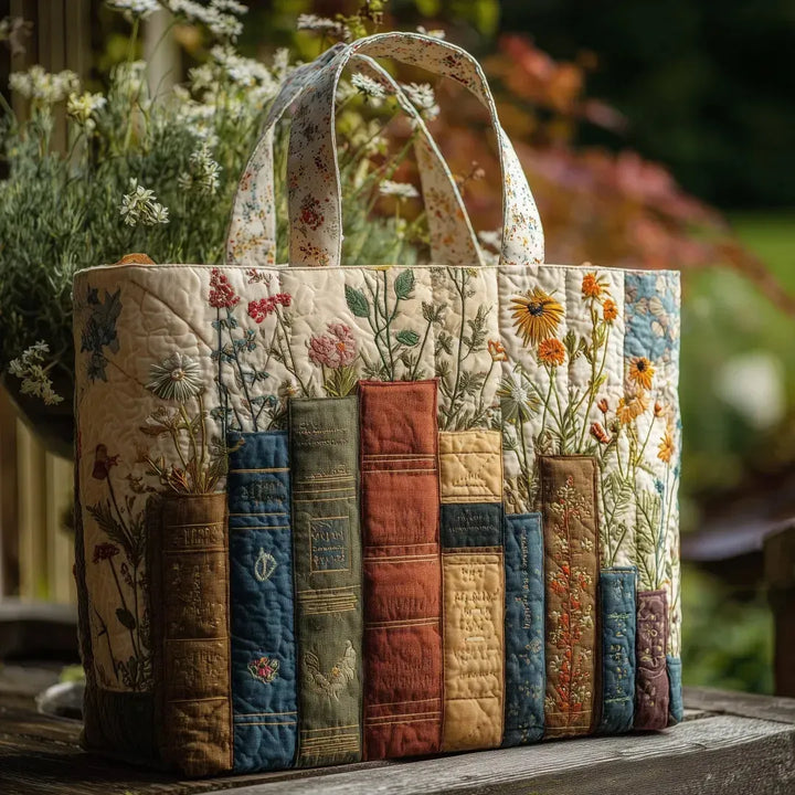Mala Artesanal · Livros e Flores