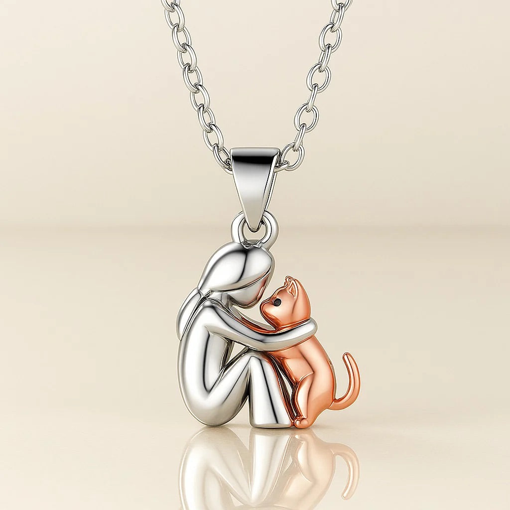 Olivia & Ivy | Cat Embrace Necklace