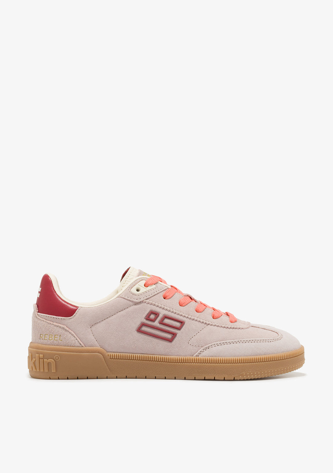 Pale Pink Sneakers Rebel Basic Flag