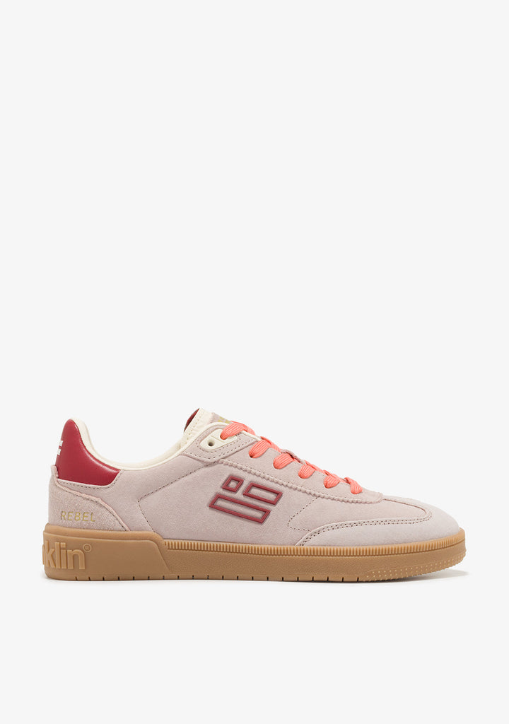 Pale Pink Sneakers Rebel Basic Flag