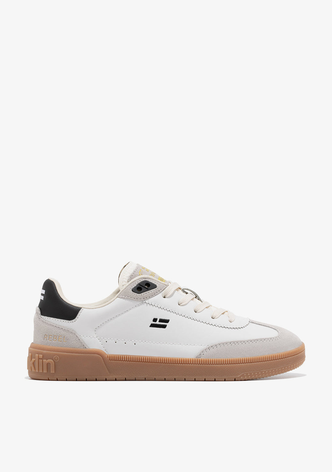 White Sneakers Rebel Basic Flag