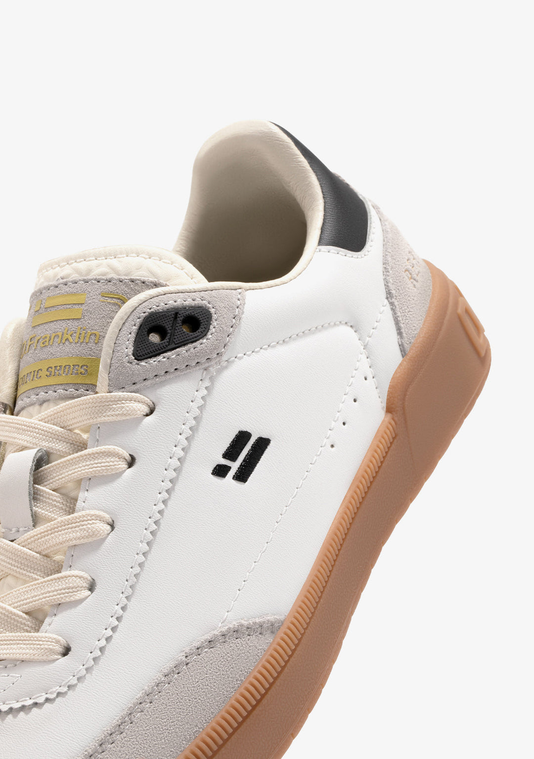 White Sneakers Rebel Basic Flag