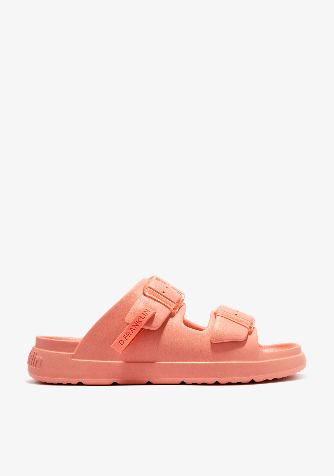 Double Buckle Sandals Orange Vibe Foam