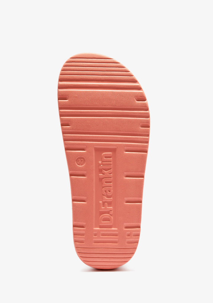 Double Buckle Sandals Orange Vibe Foam