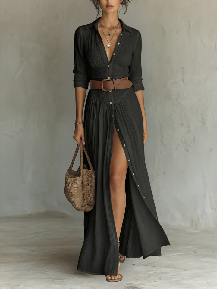 Linho - Vestido Elegante