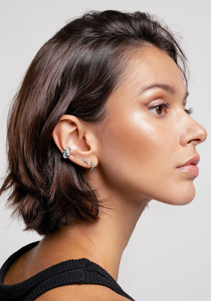 Ray Piercing Silver