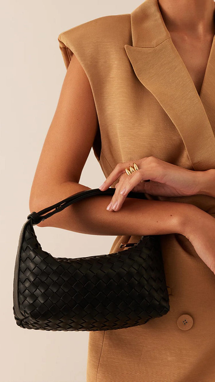 Isabelle Black Shoulder Bag