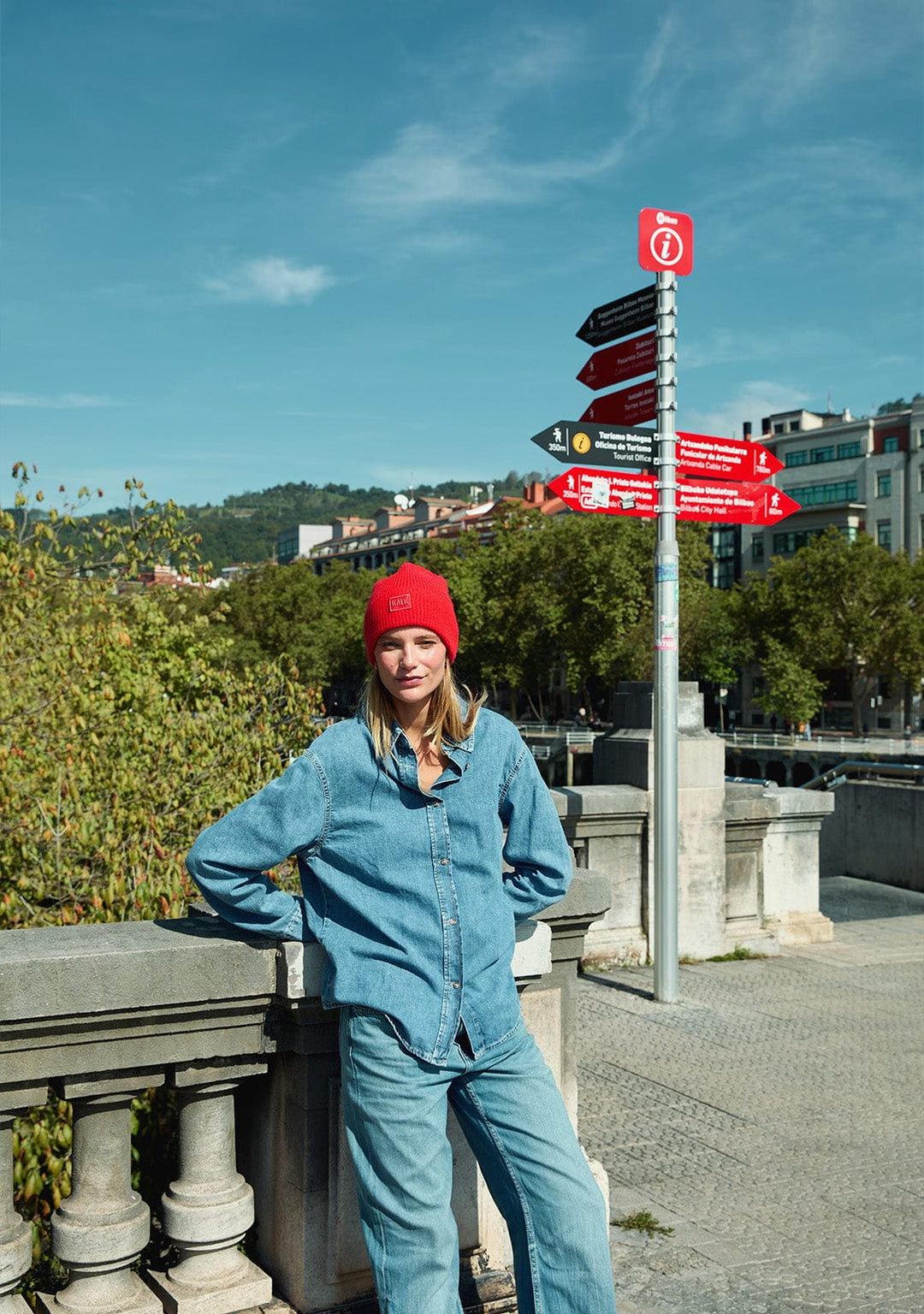 Beanie First Red Kalk