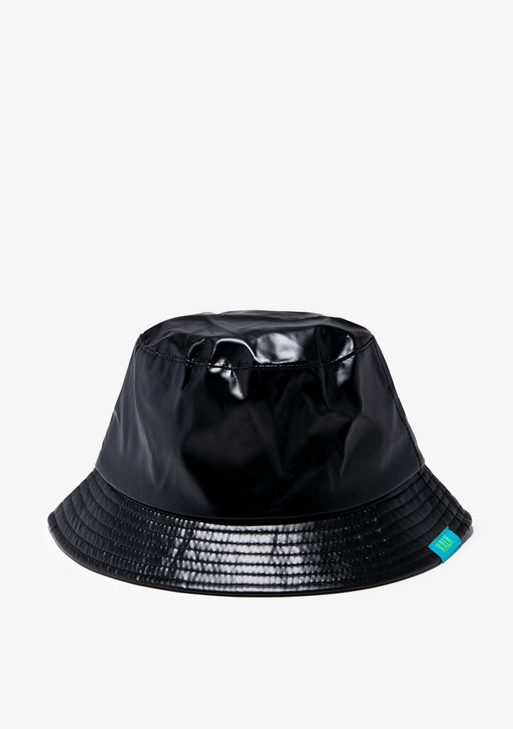 Bucket Shiny Black + Scarf Trick Green Kalk