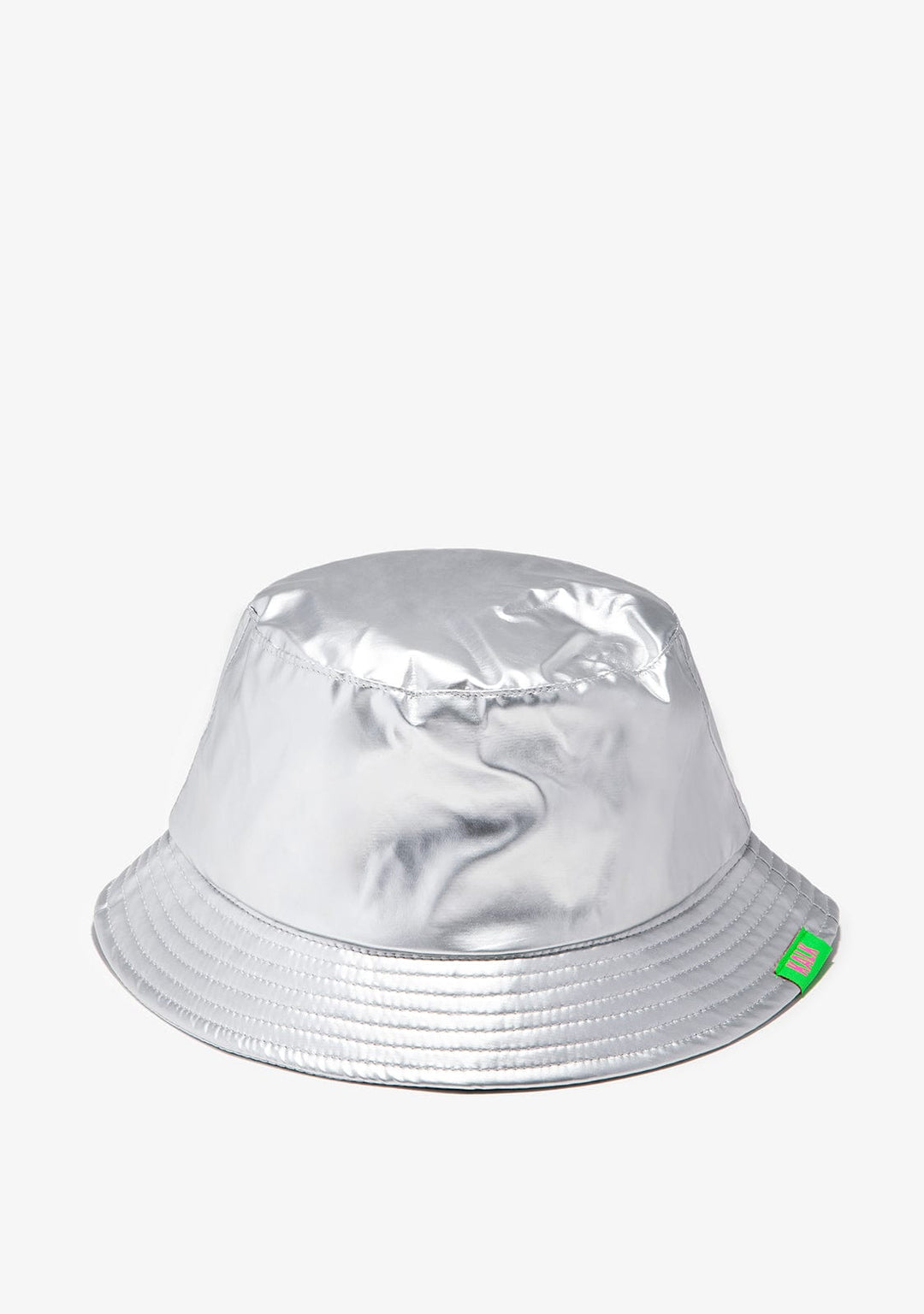 Bucket Shiny Silver + Gloves Juicy Green Kalk
