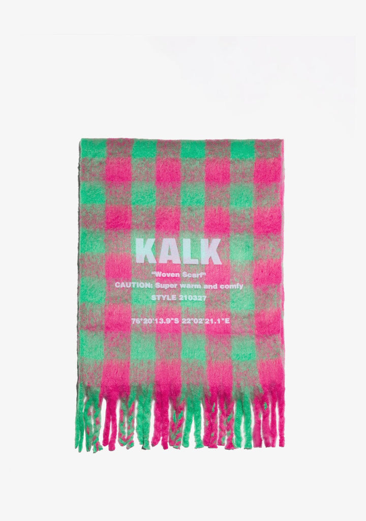 Scarf Vision Green & Fuchsia