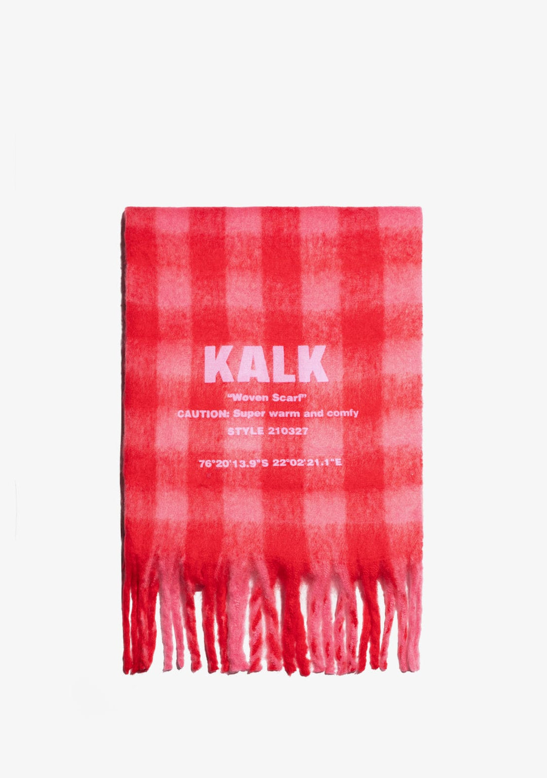 Scarf Vision Red & Pink Kalk