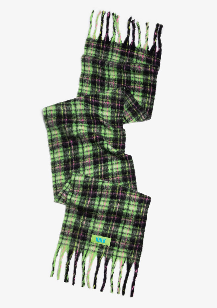 Beanie Decay Lavender + Scarf Trick Green Kalk